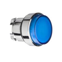 zb4bw16 Schneider Electric Harmony XB4 Series Blue Illuminated Spring Return Push Button Head, 22mm Cutout, IP66, IP69K