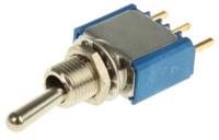 5232cdb APEM Toggle Switch, PCB Mount, On-(On), SPST, PC Terminal Terminal, 20V ac/dc