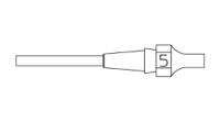 t0051326399 Weller 1 XDSL Desoldering Nozzle for use with DSX120, WXDP120, WXDV120 Desoldering Irons