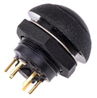 lp9-31231g22 Otto Illuminated Push Button Switch, Momentary, Panel Mount, SPDT, Green LED, 28V dc, IP68S