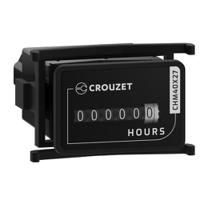 99783810 Crouzet CHM40x27 Hour Meter, 6 Digit Mechanical, 50/60Hz, 10 → 80 V