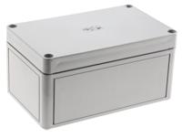 12048601 Spelsberg TK PC Series Grey Polycarbonate Enclosure, IP66, Grey Lid, 180 x 110 x 90mm