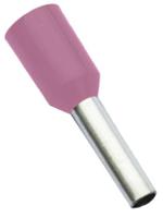 157-1238a RS PRO Insulated Crimp Bootlace Ferrule, 8mm Pin Length, 1.1mm Pin Diameter, 0.34mm² Wire Size, Pink