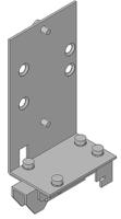 s82y-fsc015din Omron Bracket Kit, for use with S8FS Series Switch Mode Power Supply, S8JC Series Power Supply, S82Y Series