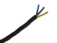0091311 Lapp ÖLFLEX 1 mm² 3 Core Power Cable, Black Polytetrafluoroethylene PTFE, 50m
