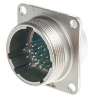 srcn2a21-16p JAE Circular Connector, 16 Contacts, Panel, Miniature Connector, Socket, Male, SRCN Series