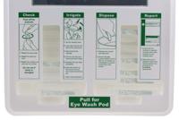 787-3530 RS PRO Wall Mounted Eyewash Dispenser, 25 x 20 ml