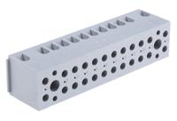 2716127 Phoenix Contact UK Series G 5/12 Non-Fused Terminal Block, 12-Way, 32A, 24 → 12 AWG Wire, Screw Down Termination