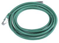 411-249 RS PRO, 3m Cat6, Green RJ45 to Male RJ45 Male, S/FTP Shielded, Terminated PVC Sheath