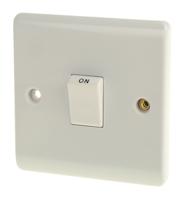 775-8074 RS PRO White Rocker Light Switch, 1 Way, 1 Gang