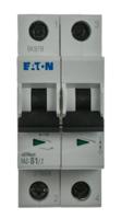 278805-faz-s12 Eaton xEffect MCB, 2P, 1A Curve S, 230V AC, 60V DC, 10 kA Breaking Capacity