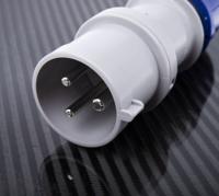 2133233 Scame IP44 Blue Cable Mount 2P + E Industrial Power Plug, Rated At 32A, 230 V