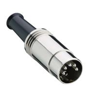 0131-05 Lumberg, 0131 5 Pole Din, DIN 41524, 4A, 100 V AC, Plug In, Plug, Solder Mount
