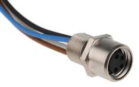 09-3390-00-04 binder Male 34 way M8 to Female 34 way M8 Sensor Actuator Cable, 5 m