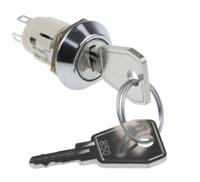 srl5es2850 Lorlin Key Switch, SP-CO, 1 A @ 24V ac dc / 115V ac 2-Way Common-Key