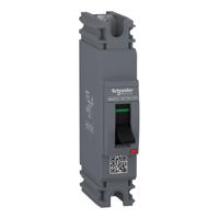 ezc100h1015 Schneider Electric, EasyPact MCCB 1P 15A, Breaking Capacity 5 kA, Fixed Mount
