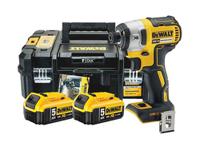 dcf887p2-gb DeWALT DCF887P2-GB - 18V Impact Driver with 1 x 5Ah Batteries Type G - British 3-Pin