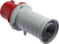 2cma166764r1000-463p6 Amphenol Industrial, Tough & Safe IP44 Red Cable Mount 3P + N + E Industrial Power Plug, Rated At 63A, 415 V