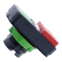 zb5aw7l3741 Schneider Electric Harmony XB5 Series Green, Red Illuminated Momentary Push Button Head, 22mm Cutout, IP66, IP69K