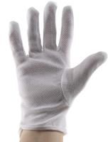 137-2055 Portwest A080WHR White Cotton Cotton Work Gloves, Size 8, Latex, Nitrile, Polyurethane, PVC Coating