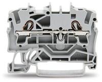 2002-1201 WAGO  TOPJOB S, 2002 Series Grey, 2.5mm², Single-Level, Push-In Cage Clamp Termination, ATEX, IECEx