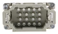 09320183001 HARTING Heavy Duty Power Connector Insert, 16A, Male, Han EE Series, 18 Contacts