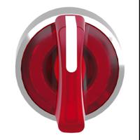 zb4bk1743 Schneider Electric Harmony XB4 Series 3 Position Selector Switch Head, 22mm Cutout, Red Handle