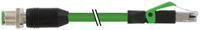 7000-44711-8000750 Murrelektronik Limited Male 4 way M12 to Male 4 way RJ45 Sensor Actuator Cable, 7.5 m