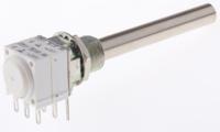 p11a2v0frsy00t0047 Vishay P11S 10kΩ Rotary Potentiometer 2-Gang Panel Mount, P11A2V0FRSY00T0047