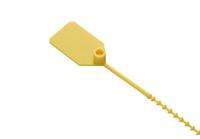 603-232 RS PRO Cable Ties, 191.5mm x 2.9mm, Yellow Nylon, Pk-100