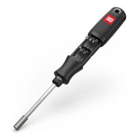 73424 INBUS Screwdriver Handle, PH1, PH2, PZ1, PZ2, SL5.5, TX10, TX20, TX25 Tip, 240 mm Overall