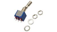 5646ab-2v APEM Toggle Switch, PCB Mount, On-On, DPST, Solder Lug Terminal, 125V ac