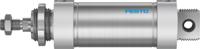 dsnu-63-80-ppv-a Festo 80 mm Pneumatic Roundline Cylinder - 196053 DSNU-63-80-PPV-A Series, Double Acting Acting