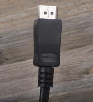 dppnlfm3pw StarTech.com Male DisplayPort to Female DisplayPort, PVC  Cable, 4K @ 60 Hz, 1m