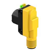 qs186eq8 Banner Through Beam Photoelectric Sensor, Barrel Sensor, 20 m Detection Range
