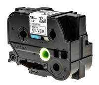 tze-m961 Brother Black on Silver Label Printer Tape, 8 m Length, 36 mm Width