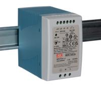 mdr-100-24 MEAN WELL MDR Switched Mode DIN Rail Power Supply, 85 → 264V ac ac Input, 24V dc dc Output, 4A Output, 100W