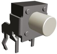 fsmra5jh04 TE Connectivity White Button Tactile Switch, SPST 50 mA @ 24 V dc 3.56mm