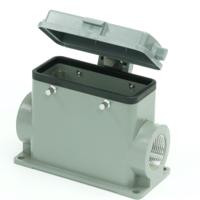 208-5006 RS PRO Heavy Duty Power Connector Housing, PG21 x 2 Thread, Side Entry