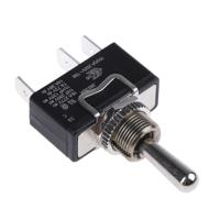 c3922baaaa Arcolectric (Bulgin) Ltd Toggle Switch, Panel Mount, (On)-Off-(On), SPDT, Tab Terminal