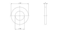 rnd-610-00137 Metric Flat Washer M6