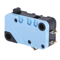 83161301 Crouzet Plunger Micro Switch, Solder Terminal, 20 A @ 250 V ac, SPDT, IP40