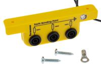 287-7509 RS PRO ESD Earth Bonding Bracket With 4 mm Banana Stud x 3