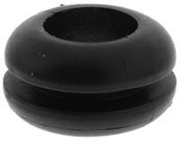 633-02080-hv1208-pvc-fr-bk HellermannTyton HV Black PVC 9.5mm Cable Grommet for Maximum of 8mm Cable Dia. 633-02080 HV1208-PVC-FR-BK