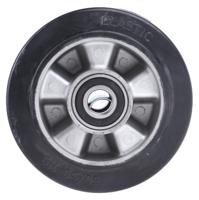 621-9553 RS PRO Black Rubber Abrasion Resistant, Quiet Operation Trolley Wheel, 300kg