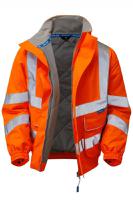pr496-2xl PULSAR PR496 Orange Hi Vis Jacket, XXL