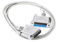 11013618-25 Roline Male 25 Pin D-sub to Female 25 Pin D-sub Serial Cable, 1.8m