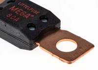 0298080zxeh Littelfuse 80A Red Bolt Down Car Fuse, 32V dc