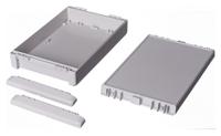 96016325-b-261706-pc-v0-7035 Bopla Bocube Series Light Grey Polycarbonate V0 Enclosure, IP66, IP68, IK07, Light Grey Lid, 271 x 170 x 60mm