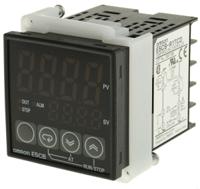 e5cb-r1tcd-24vacdc Omron E5CB Panel Mount PID Temperature Controller, 48 x 48mm, 1 Output Relay, 24 V ac/dc Supply Voltage ON/OFF, PID,